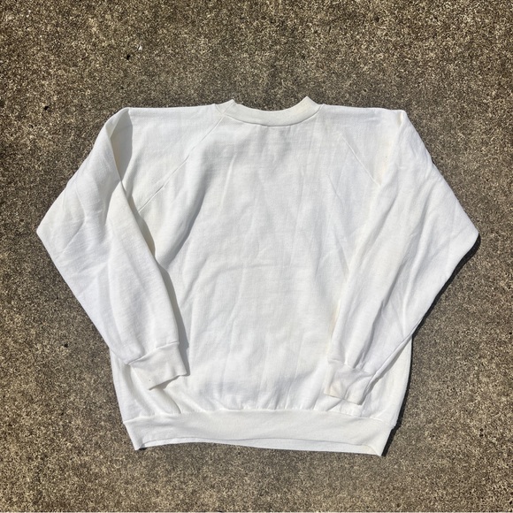 Vintage 1980s Buck Fever Crewneck Sweatshirt Cream Size XL Men’s Shirt - Picture 4 of 4